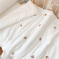 Embroidered Winter Baby Infant Children Cotton Cover - Just Kidding Store