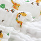 6 Layers Bamboo Cotton Blanket - Baby Swaddle Wrap - Just Kidding Store