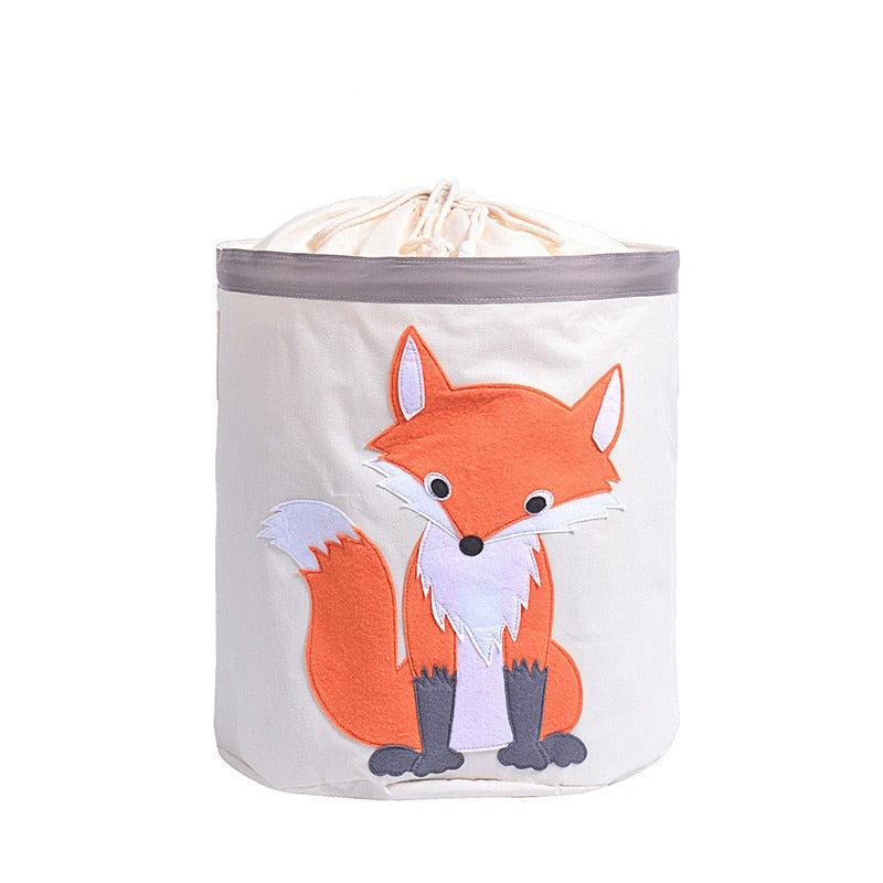 Cartoon Toy Storage - Kids Laundry Basket - Just Kidding Store