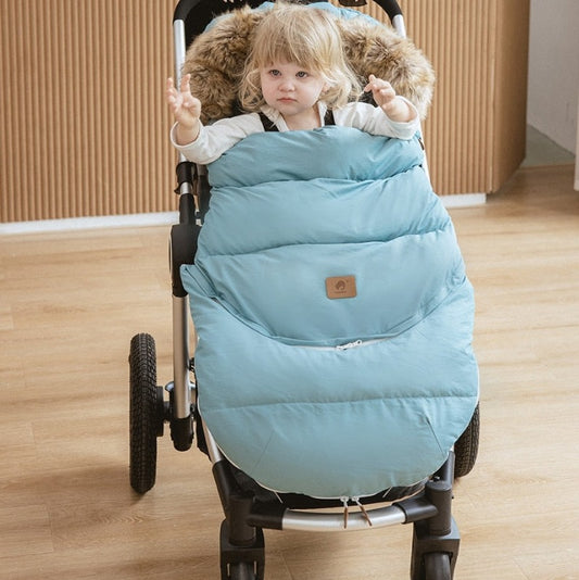 Winter Windproof Footmuff - Adjustable Length Pram Sack 0-4Y - Just Kidding Store