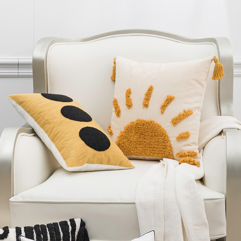 Boho Handmade Tufted Cushion Cover - Just Kidding Store