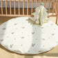 Embroidered Nursery Baby Play Mat - Brown Bear - Just Kidding Store