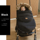Winter Windproof Footmuff - Adjustable Length Pram Sack 0-4Y - Just Kidding Store