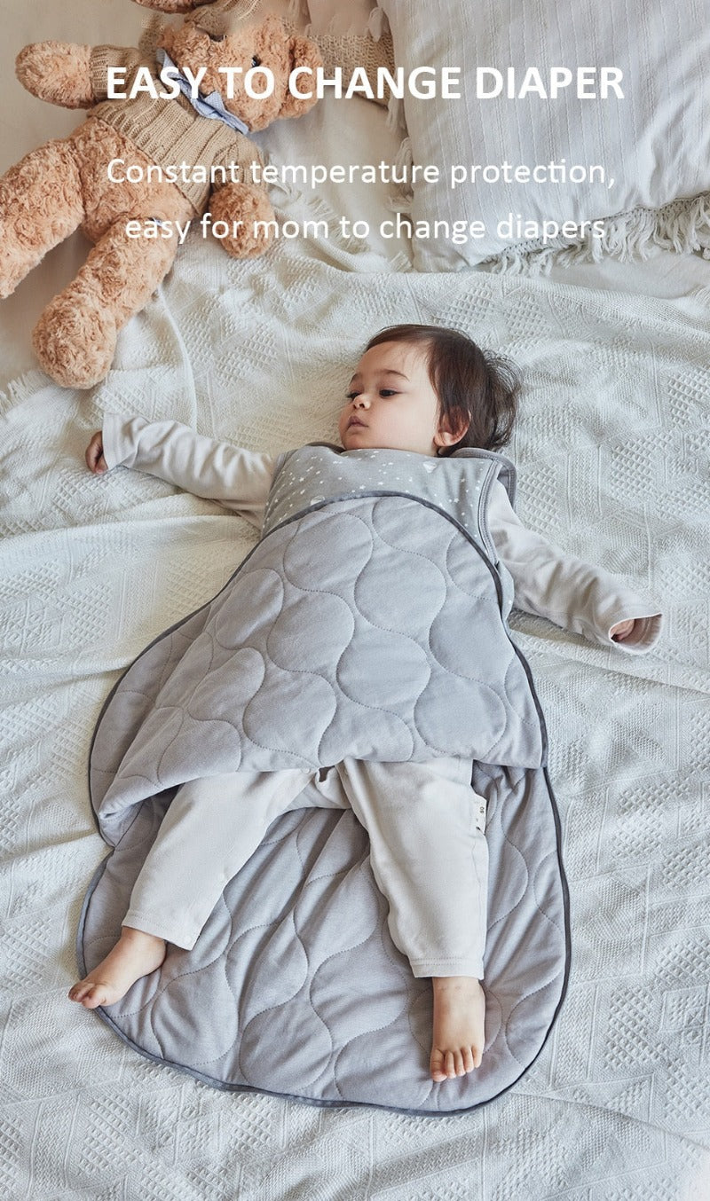 Anti-Kick Sleeping Bag - 2.5Tog Quilted Cotton Blanket - Just Kidding Store