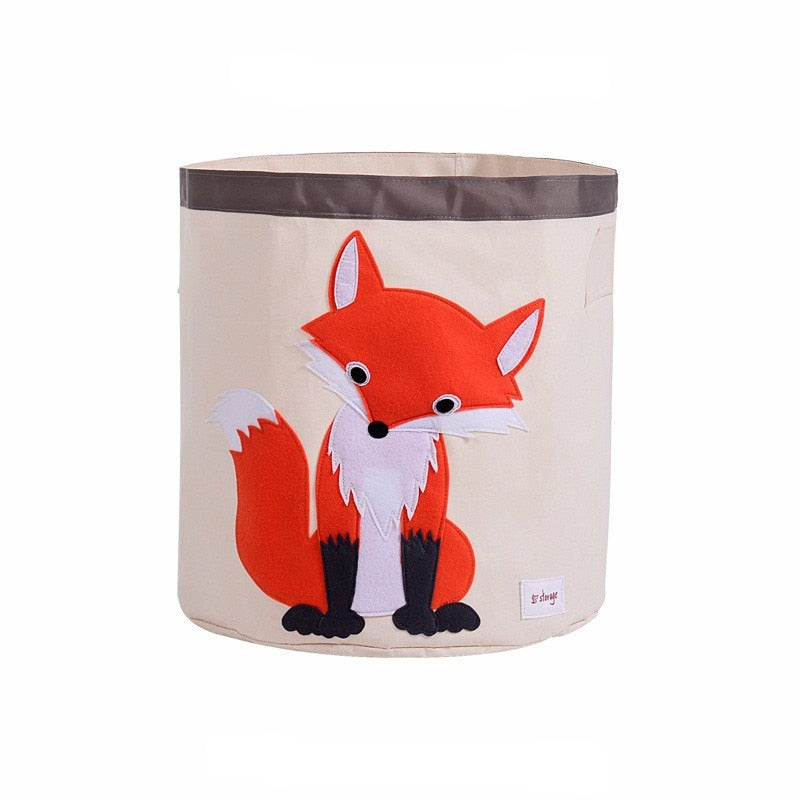 Cartoon Toy Storage - Kids Laundry Basket - Just Kidding Store