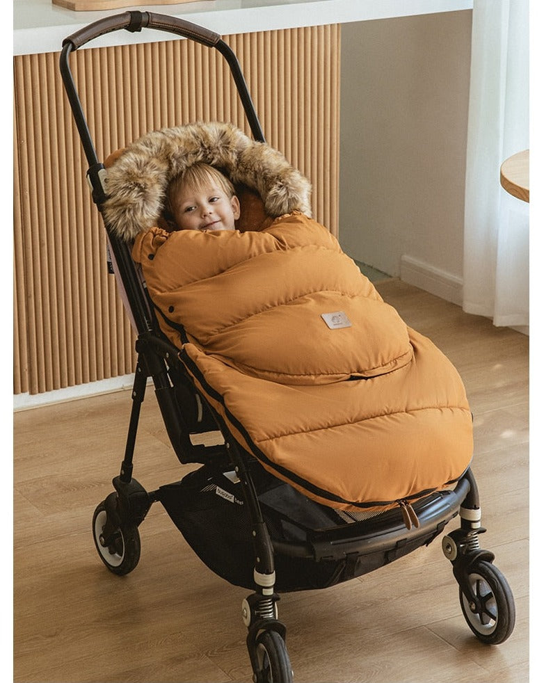 Winter Windproof Footmuff - Adjustable Length Pram Sack 0-4Y - Just Kidding Store