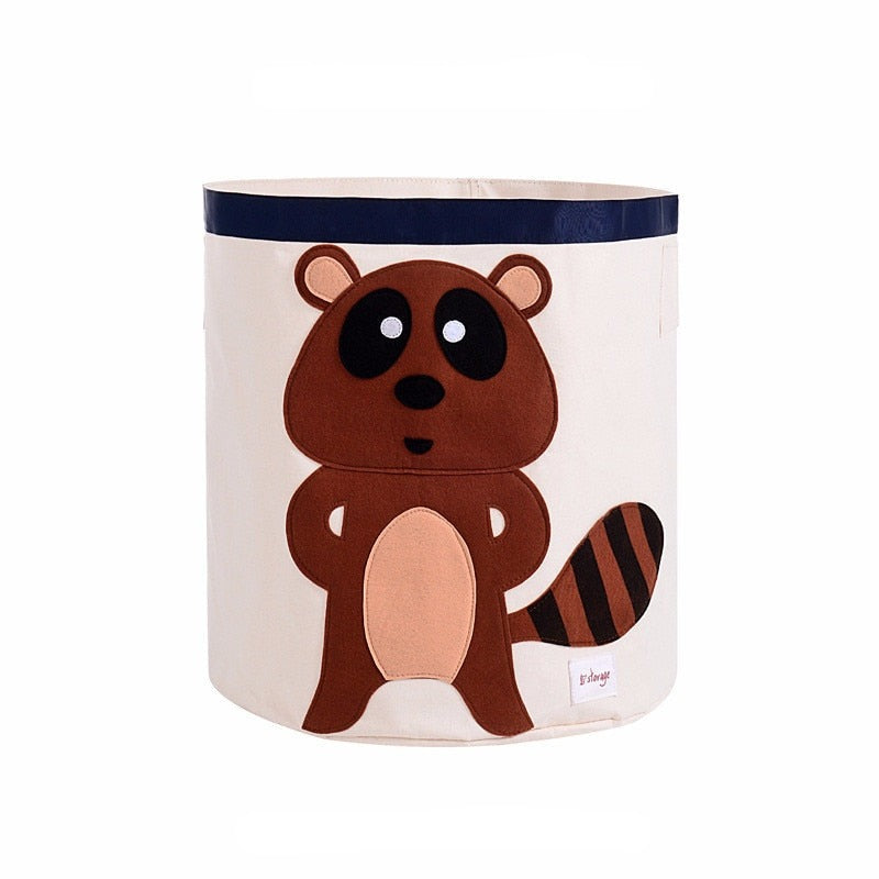 Cartoon Toy Storage - Kids Laundry Basket - Just Kidding Store