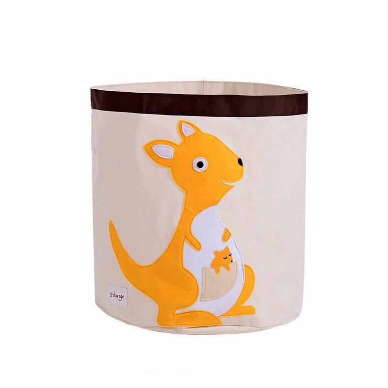 Cartoon Toy Storage - Kids Laundry Basket - Just Kidding Store