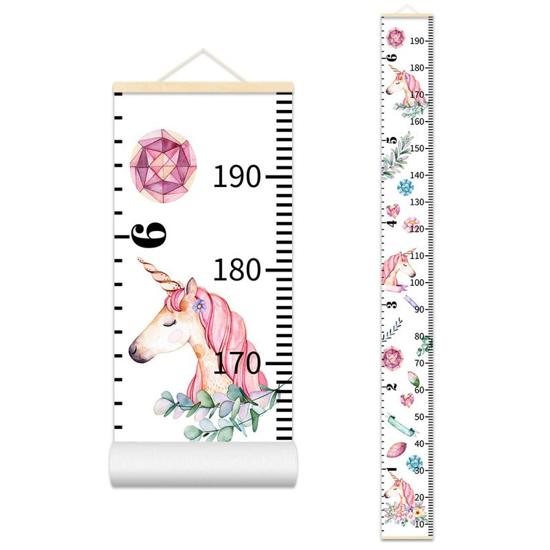 Wooden Height Measure - Wall Hanging Growth Chart - Just Kidding Store