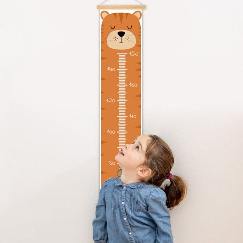 Height Measurement Chart Growth Chart Bear Tiger Lion Just Kidding Store