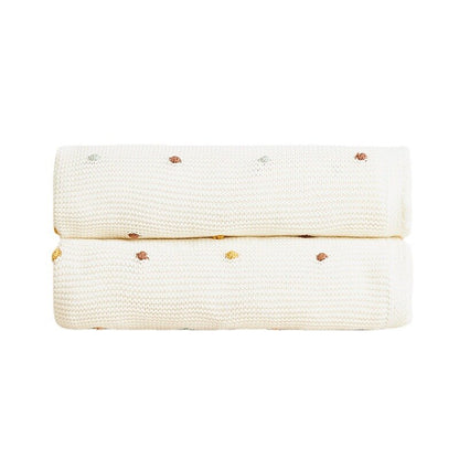 Colourful Spots Baby Kids Cotton Knitted Blanket - Just Kidding Store