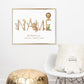 Custom Baby Birth Stats  - Personalized Canvas Poster - Just Kidding Store