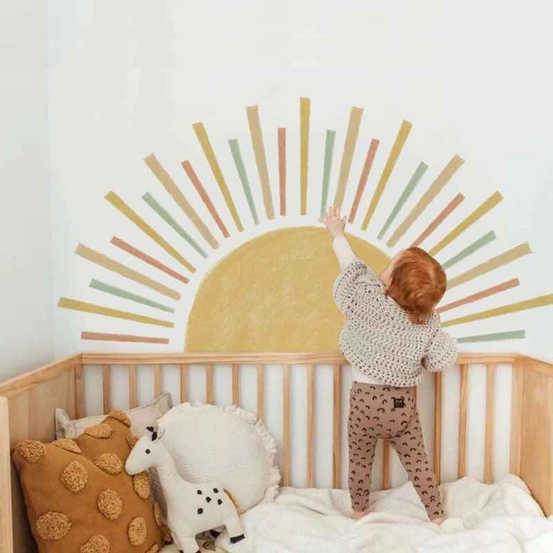 Bohemian Sun Nursery Kids Wall Decal - Just Kidding Store