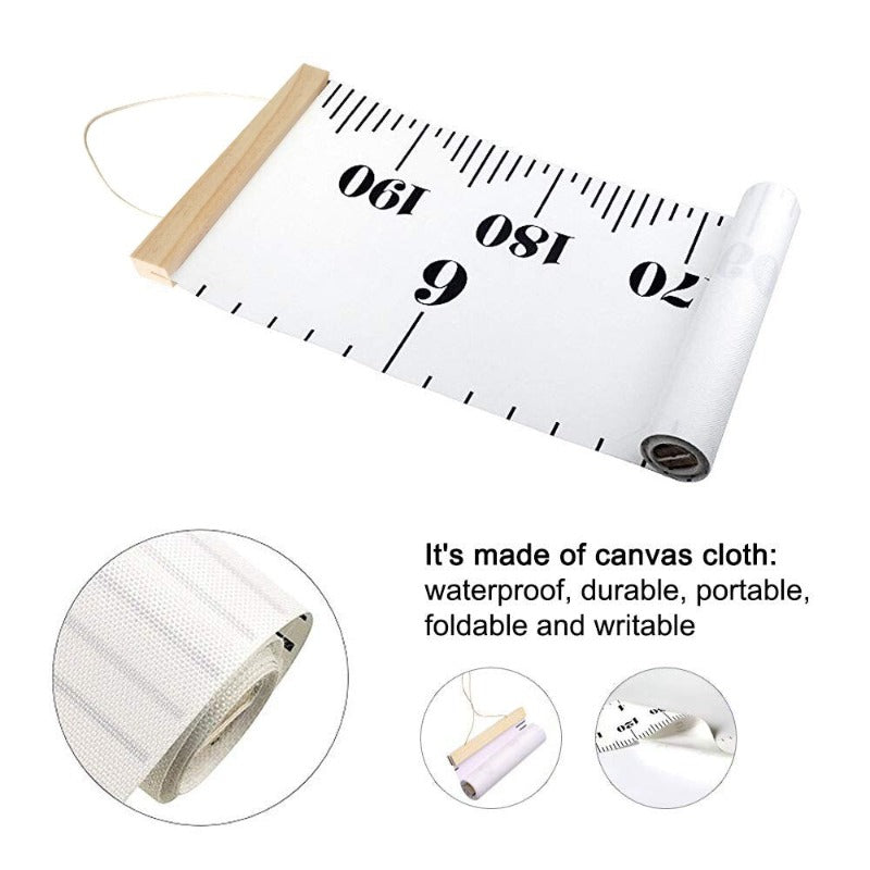 Wooden Height Measure - Wall Hanging Growth Chart - Just Kidding Store