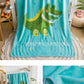 Soft Flannel Animal Print Blanket