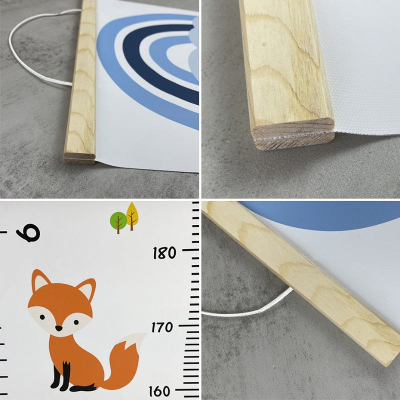 Personalised Safari Growth Chart - Height Measure Ruler - Just Kidding Store