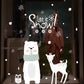 Let It Snow Wall Glass Children Winter Decal - Just Kidding Store