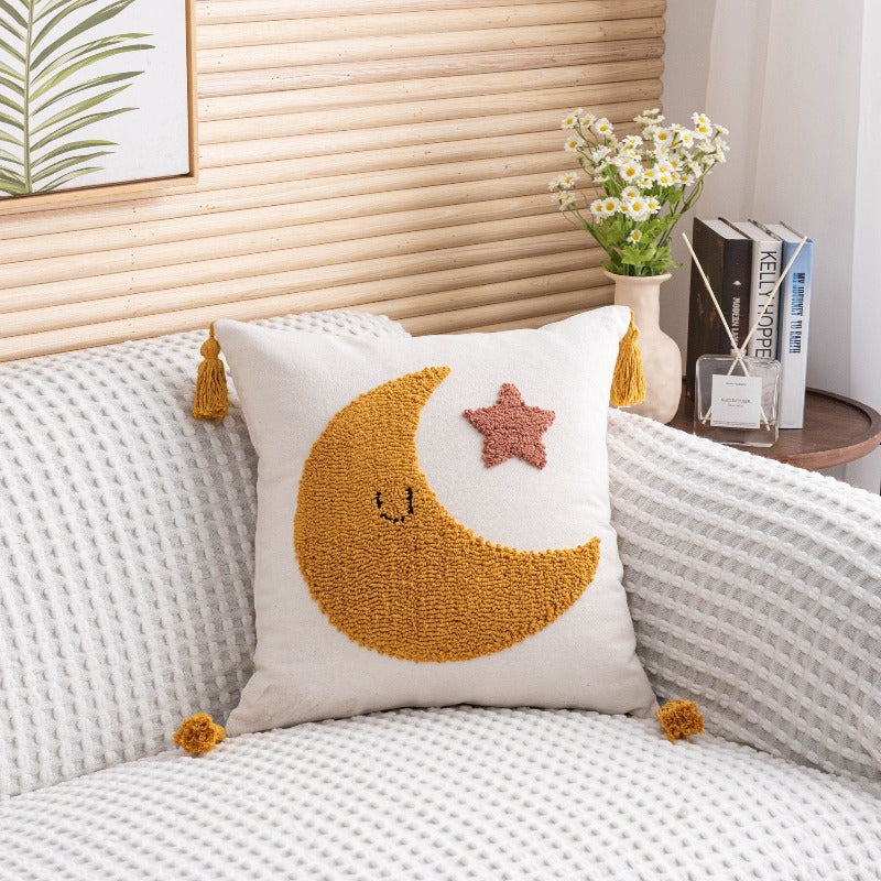 Boho Handmade Tassel Cushion Cover - Just Kidding Store