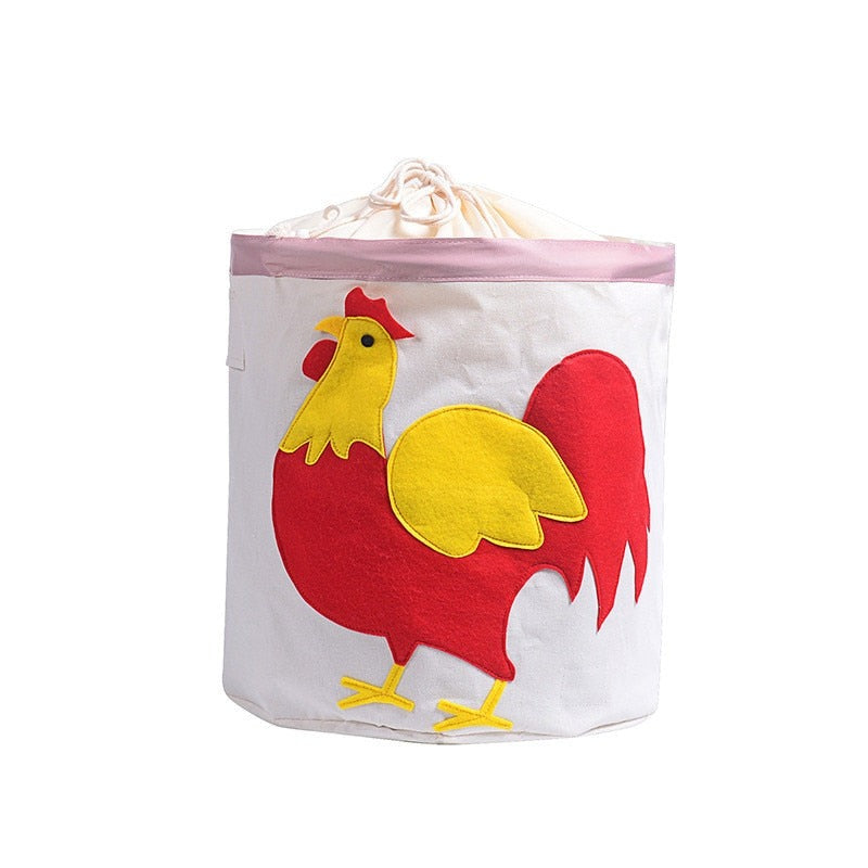 Cartoon Toy Storage - Kids Laundry Basket - Just Kidding Store