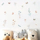 Boho Spring Garden Watercolor Nursery Wall Decals - Just Kidding Store