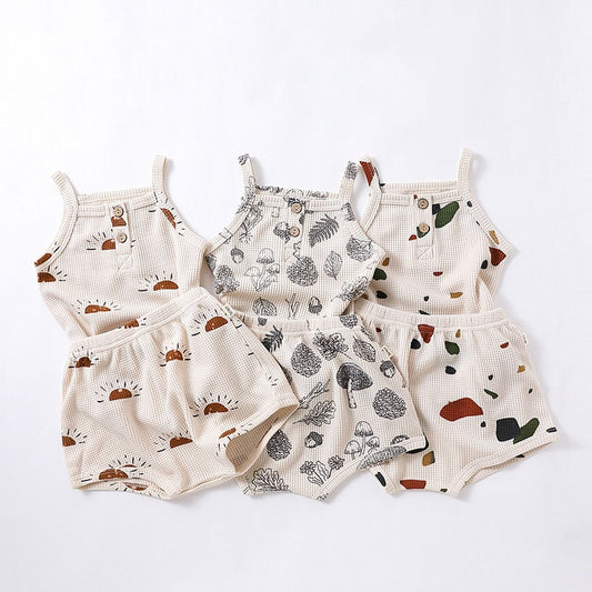 Boho Vibes Summer Baby Infant Childrens Set - Just Kidding Store 
