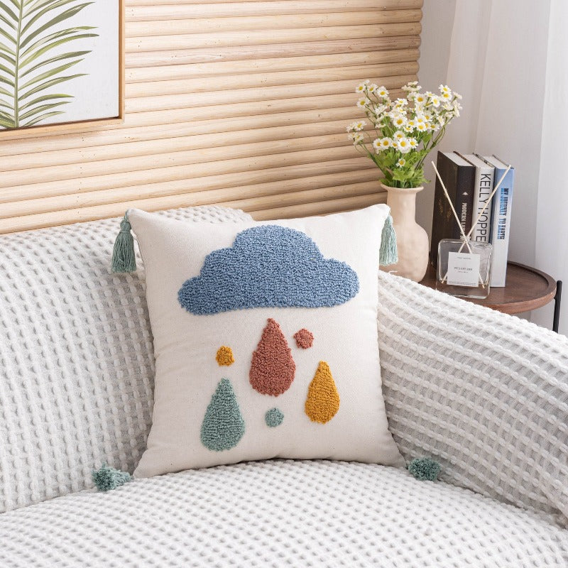 Boho Handmade Tassel Cushion Cover - Just Kidding Store