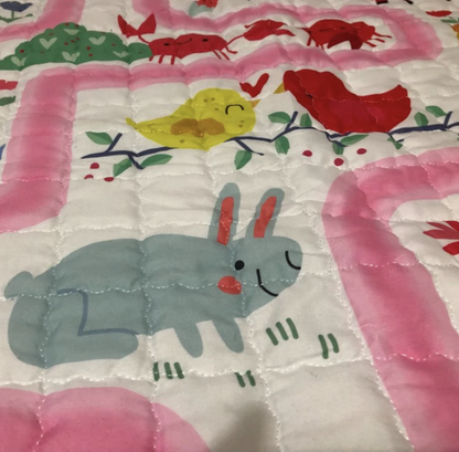 Activity Play Mat Kids Toy Storage Bag - Zoo Maze - Just Kidding Store