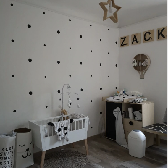 Dots Wall Stickers - Polka Dots Wall Vinyl - Just Kidding Store