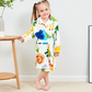 Plush Hooded Bathrobe - Kids Fleece Nightgown - Zoo - Just Kidding
