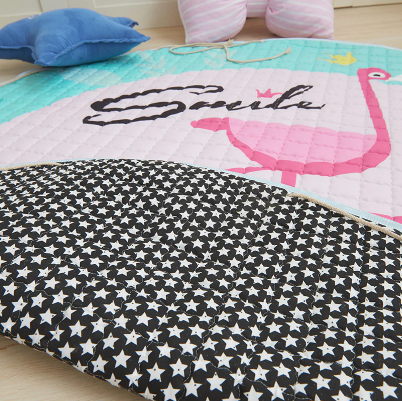 Activity Play Mat Toy Storage Bag - Flamingo - Just Kidding Store