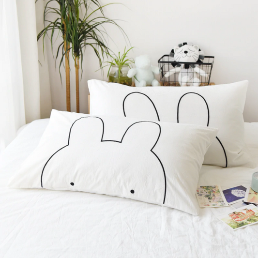 Miffy Pillow Cover - Kawaii Bunny Pillowcase - Just Kidding Store