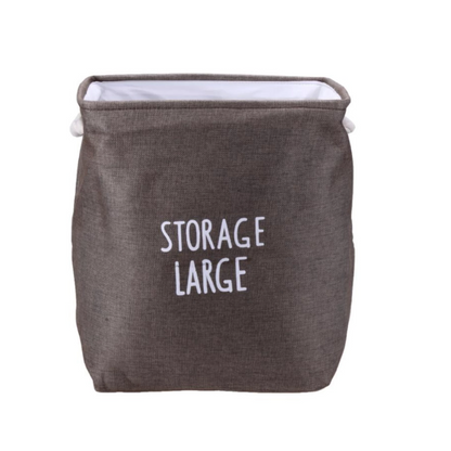 Storage Large Canvas Storage Basket Kids Hamper - Just Kidding Store