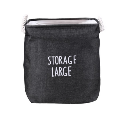 Storage Large Canvas Storage Basket Kids Hamper - Just Kidding Store