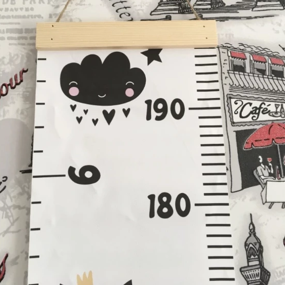 Wall Hanging Height Measure Ruler - Kids Growth Chart - Just Kidding Store