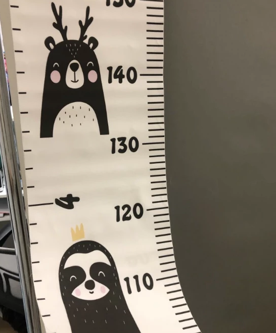 Wall Hanging Height Measure Ruler - Kids Growth Chart - Just Kidding Store