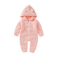 Hooded Knitted Infant Baby Toddler Jumpsuit - Just Kidding Store