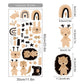 Boho Forest Animals Nursery Children Wall Decals - Just Kidding Store
