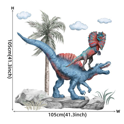 Watercolor Dinosaurs Wall  Decals - Just Kidding Store