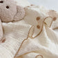 Teddy Bear Oversized Muslin Blanket - Swaddle Wrap Newborn - Just Kidding Store