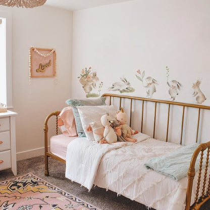 Sakura Flowers Nursery Boho Wall Decals - Just Kidding Store