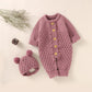 Hooded Knitted Baby Infant Toddler Jumpsuit Set - Just Kidding Store