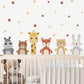 Colourful Cartoon Animals Nursery Wall Decal - Just Kidding Store