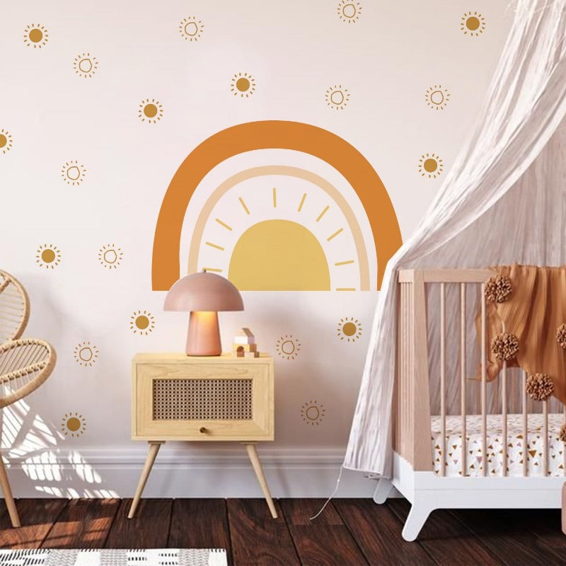 Big Rainbow Nursery Children Wall Decal - Just Kidding Store