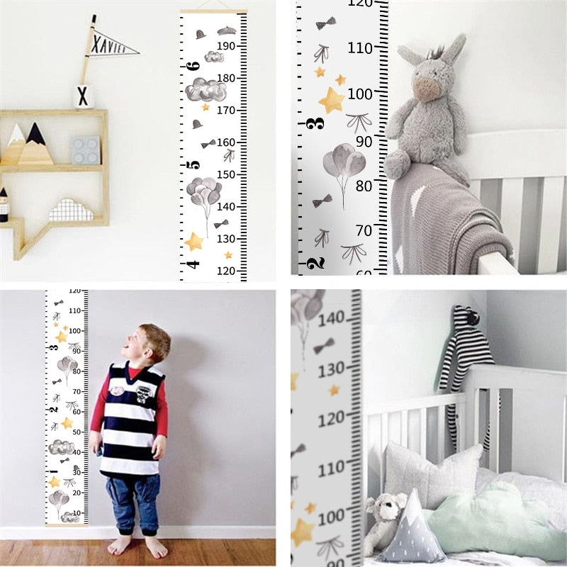 Wooden Height Measure - Wall Hanging Growth Chart - Just Kidding Store