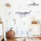 Watercolor Ocean World Wall Decals - Just Kidding Store