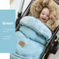 Winter Windproof Footmuff - Adjustable Length Pram Sack 0-4Y - Just Kidding Store