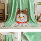 Soft Flannel Animal Print Baby Children Blanket - Just Kidding Store