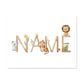 Custom Baby Birth Stats  - Personalized Canvas Poster - Just Kidding Store