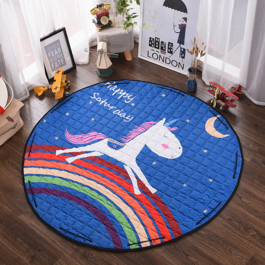Unicorn Activity Play Mat - Toy Storage Bag Unicorn - Just Kidding Store