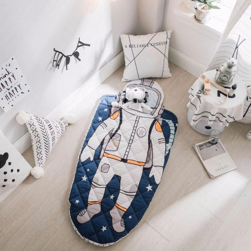 Kids Spaceman Sleeping Bag - Astronaut Sleeping Sack - Just Kidding Store